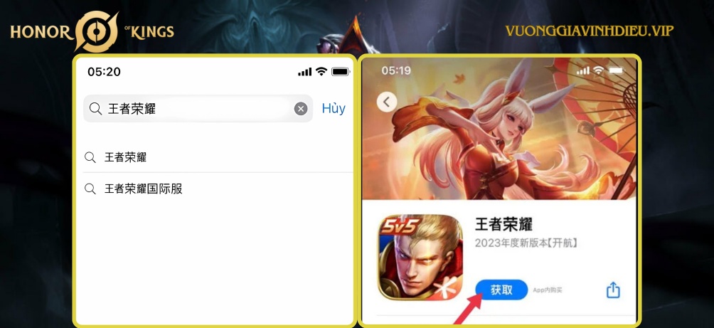 Cách cài VGVD trung quốc IOS