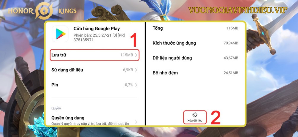 Cách cài đặt vương giả vinh diệu Apk quốc tế
