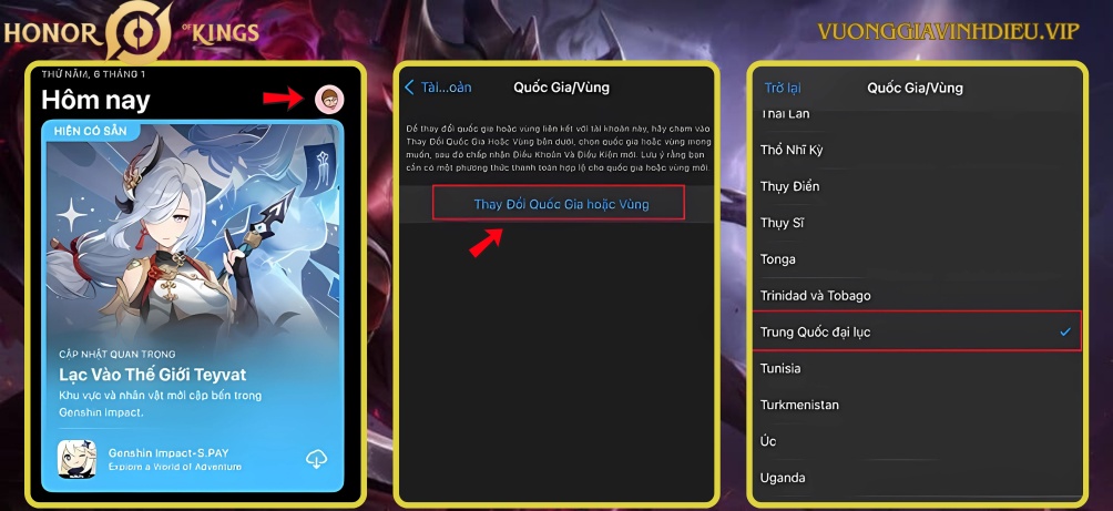 Hướng dẫn tải VGVD trung quốc IOS